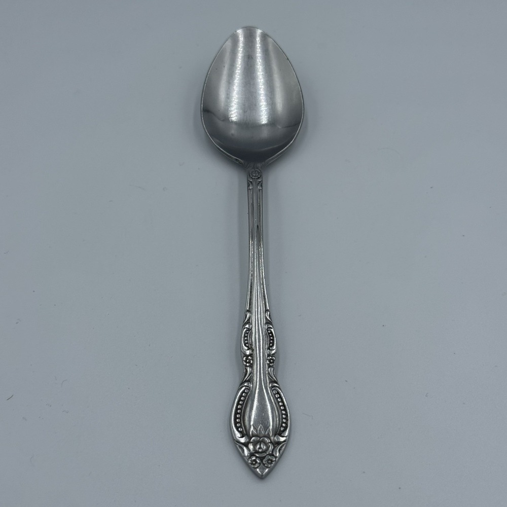 Vintage wan Rogers‎ Stainless Spoon - Flowers